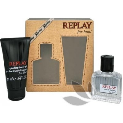 Replay Him EDT 30 ml + sprchový gel 50 ml dárková sada – Hledejceny.cz