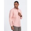 Pánská Košile Ombre košile OM-SHCS-0148 regular fit růžová
