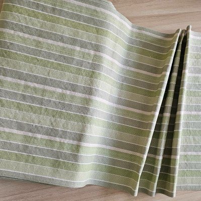 Lehátkovina béžovozelená pruh- šíře 45cm 106007 Český výrobce – Sleviste.cz