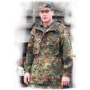 Bunda Bundeswehr s kapucí a bez vložky flecktarn