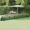 Květináč a truhlík zahrada-XL Vyvýšený záhon práškově lakovaná ocel 544x100x36 cm zelený