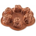 Nordic Ware forma na 6 dortových růžiček měděná 0,5l – Hledejceny.cz