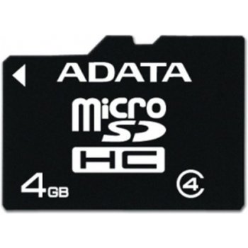 ADATA microSDHC 4 GB Class 4 AUSDH4GCL4-R