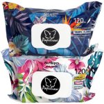 PAPILION Vlhčené ubrousky Tropic Flowers 120 ks – Zboží Dáma