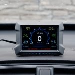 Palubní DISPLEJ 3,5" LCD, GPS měřič rychlosti s vestavěným víceosým gyroskopem a přísavkou – Zboží Živě