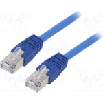 Gembird PP22-2M/B patch RJ45, cat. 5e, FTP, 2m, modrý – Zboží Mobilmania