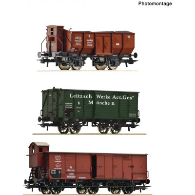 Roco 3-dílná sada nákladních vozů K.Bay.Sts.B 6600223 – Zboží Mobilmania