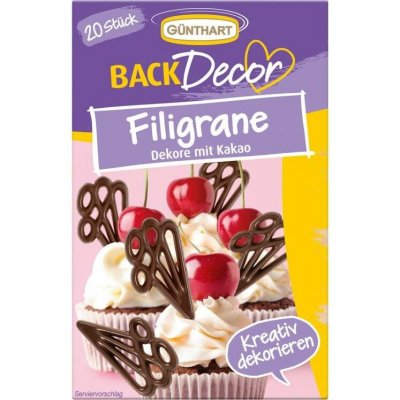 Čokoládové filigránky 20ks - Gunthart – Hledejceny.cz
