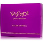 Versace Pour Femme Dylan Purple dámská sada EDP 100 ml + EDP 5 ml + sprchový gel 100 ml + tělové mléko 100 ml – Zboží Dáma