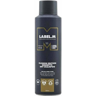 Label.m Fashion Edition Brunette Dry Shampoo Suchý šampon pro brunetky 200 ml