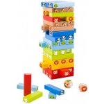 Tooky Toys Barevná Jenga se zvířátky – Zboží Živě