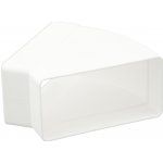 Dalap PVC oblouk horizontální 45° 204 x 60 mm – Hledejceny.cz