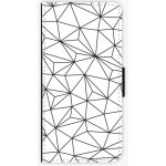 Pouzdro iSaprio Abstract Triangles 03 Samsung Galaxy S7 Edge černé – Hledejceny.cz