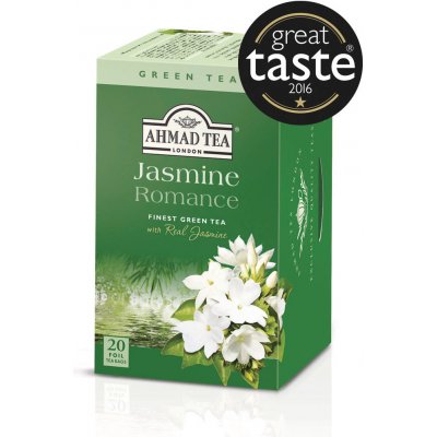 Ahmad Tea Green Tea Jasmine Romance 20 sáčků – Zbozi.Blesk.cz