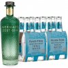 Gin Mermaid Zest Gin 40,0% 0,7 l & Fever Tree Mediterranean Tonic 8 x 0,2 l (set)