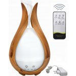 Zaxer Ultrazvukový zvlhčovač vzduchu noční lampa aromaterapie 8 W 200 ml hnědá – Hledejceny.cz