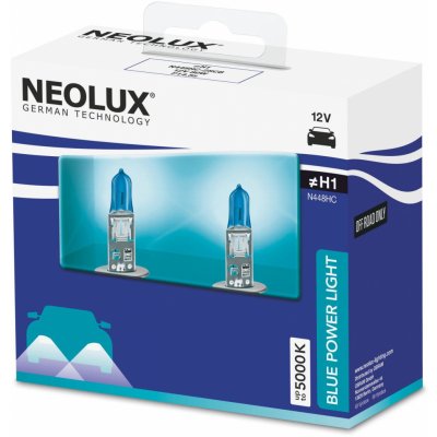 Neolux Blue Power Light H1 12V 80W P14,5s N448HC 2 ks N448HC-2SCB