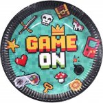 Wiky Párty tácky 23 cm Hra Game on – Zboží Dáma