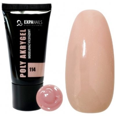 EXPA-nails Poly akrygel v tubě č.114 Nude-tělová 30 g – Zboží Dáma