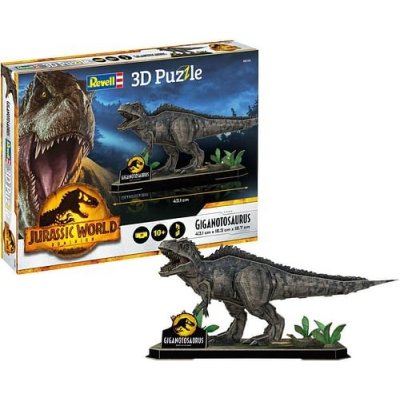 Revell 3D Puzzle Jurský svět Giganotosaurus, 60 ks – Zboží Mobilmania