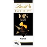 Lindt Excellence Orange 100%, 50 g – Sleviste.cz