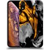 Pouzdro a kryt na mobilní telefon Apple Pouzdro Picasee ULTIMATE CASE Apple iPhone XR - Black Gold