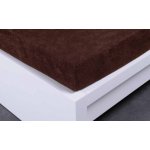 Xpose Froté prostěradlo Exclusive tmavě hnědé 140x200 – Zboží Dáma