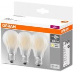 Osram LED žárovka E27 A60 7W 60W teplá bílá 2700K 3ks – Sleviste.cz
