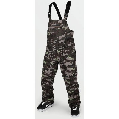 Volcom lacláče Roan Bib Overall Army ARM – Zboží Mobilmania