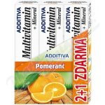 Additiva sada Multivitamin 2+1 mineral pomeranč šumivé tablety 3 x 20 ks – Hledejceny.cz