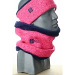 BajaDesign zimní svetrový nákrčník pro holky fialová + tm. modrá – Zboží Dáma