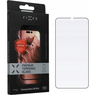 FIXED prémiové ochranné tvrzené sklo FIXED Armor s aplikátorem pro Samsung Galaxy S24+, černé FIXGA-1257-BK – Zboží Živě