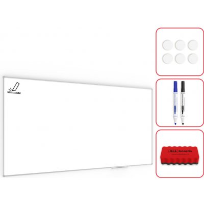 Allboards P41224+ZWB1 Magnetická tabule 240 x 120 cm P41224 – Zboží Živě