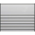 Dveřní tabulky pro papírové jmenovky, 187 x 156 mm, 1+6 řádků – Zboží Mobilmania