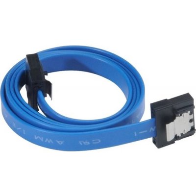 AKASA kabel 7pin SATA III na 7pin SATA III / AK-CBSA05-50BL / modrý / 50cm – Zbozi.Blesk.cz