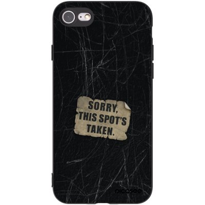 Picasee silikonový černý obal pro Apple iPhone 8 - SORRY – Zboží Mobilmania