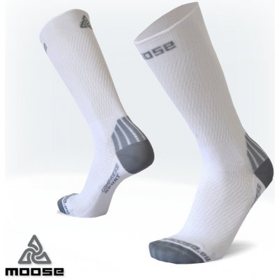 Moose COMPRESS SPURT NEW kompresní ponožky bílá – Zboží Mobilmania