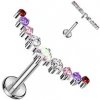 Piercing Šperky4U piercing do brady labreta titan TIT1276-MIX