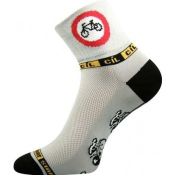 VoXX Ralf X cyklistické ponožky bílá