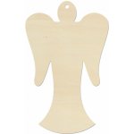 LYMFY Anděl 11,5x7,2 cm přírodní dřevo – Hledejceny.cz