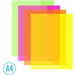 LUMA Obal na sešity sada 10 ks mix neon barev A4 – Zboží Dáma