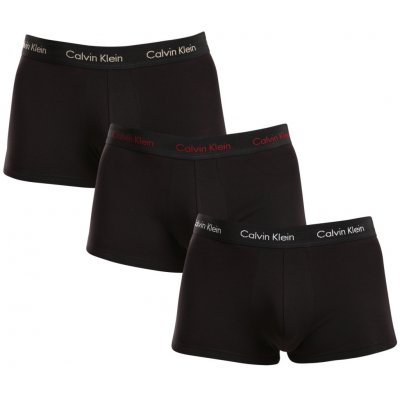 Calvin Klein Low Rise Trunk 3-Pack Black – Sleviste.cz