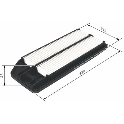 Vzduchový filtr BOSCH 1 987 429 192 – Hledejceny.cz
