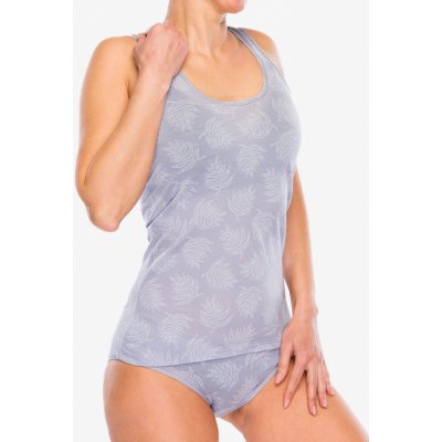 ICEBREAKER W 150 Siren Tank Fresh Ferns AOP Grey Quartz/Snow/Aop – Zboží Mobilmania