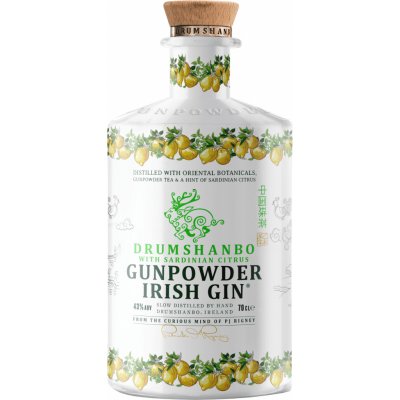 Drumshanbo Gunpowder Irish Gin with Sardinian Citrus Ceramic 43% 0,7 l (holá láhev) – Zbozi.Blesk.cz