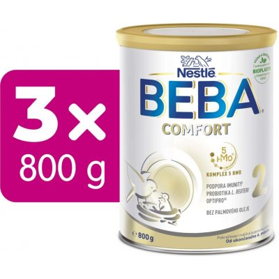 BEBA 2 Comfort 5 HMO 3 x 800 g – Zboží Mobilmania