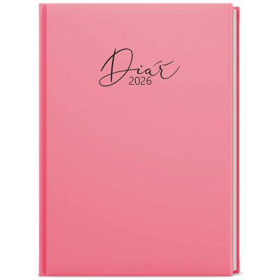 David Lamino Pastel A5 Denní 2026 růžová – Sleviste.cz