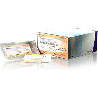 Monolac monofil natural 3/0 (EP2) 1 x 45 cm DS19, 24 ks v balení – Sleviste.cz