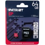 Patriot microSDXC class 10 64 GB PEF64GEP31MCX – Zbozi.Blesk.cz