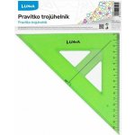 LUMA trading s.r.o. pravítko trojúhelník s ryskou, zelené 662036 – Zboží Živě